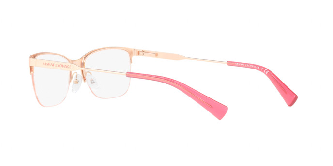 armani exchange rose gold glasses